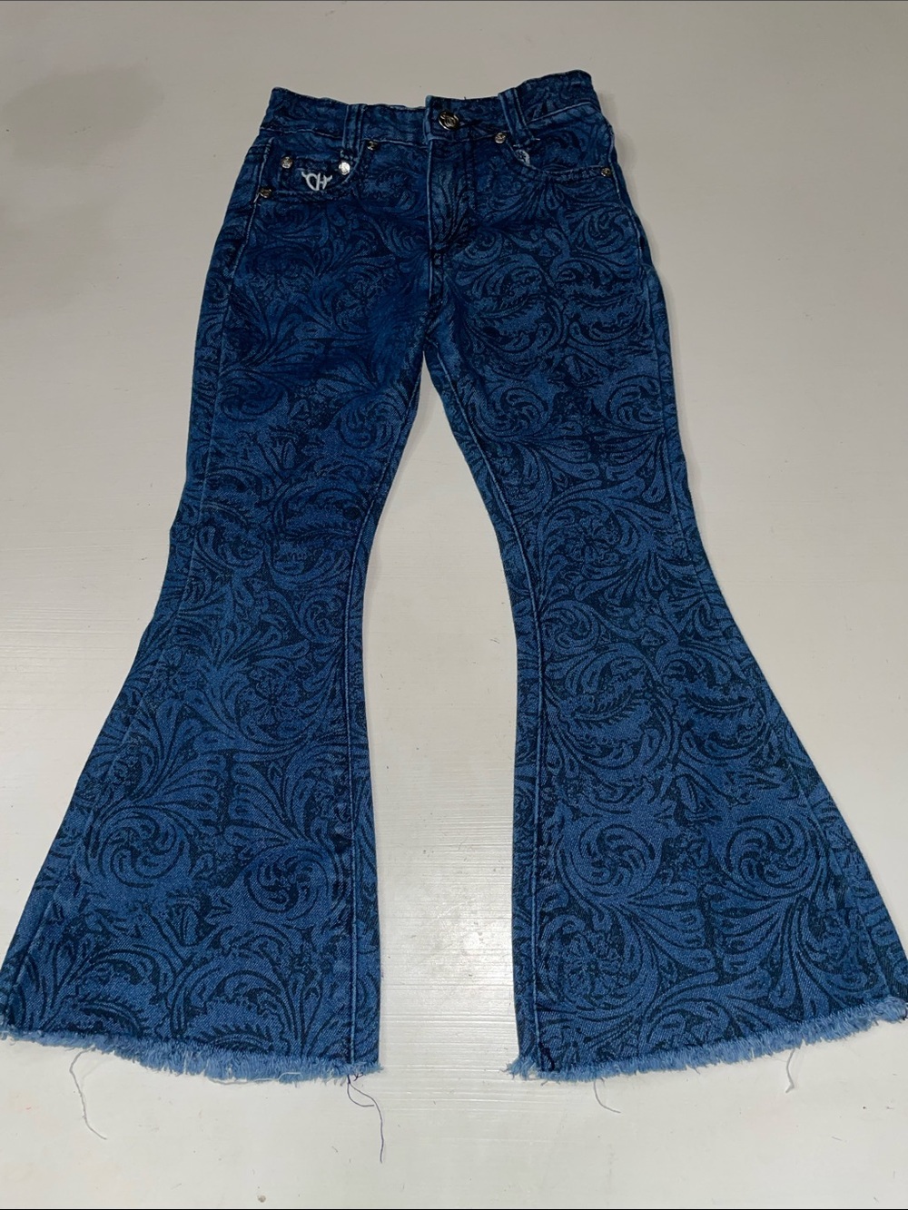 Cowgirl Hardware adjustable waist flare leg jeans size 5